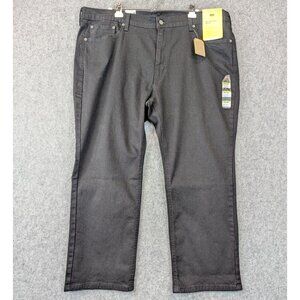 Levis Mens 44x29 541 Athletic Taper Black Stretch Jeans